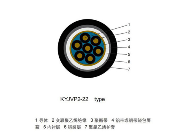  交聯(lián)聚乙烯絕緣聚氯乙烯護(hù)套控制電纜